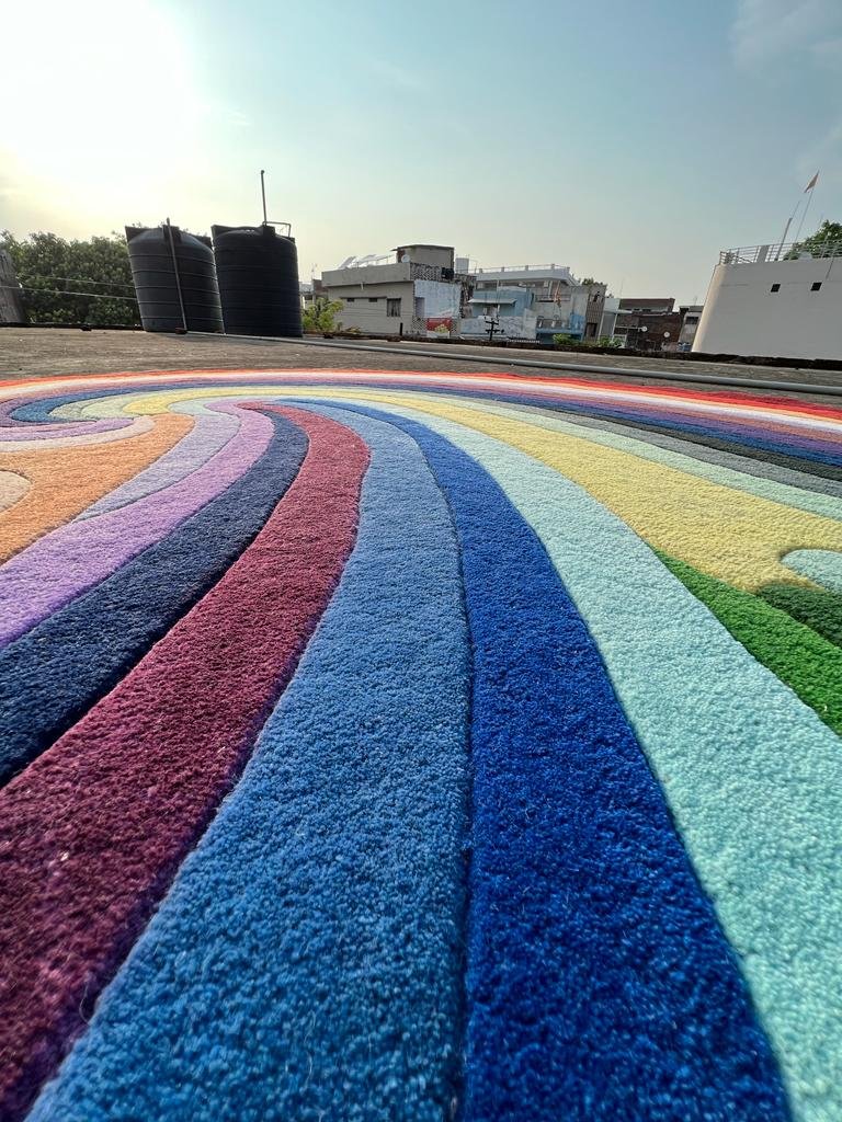 The Wave Rainbow Carpet